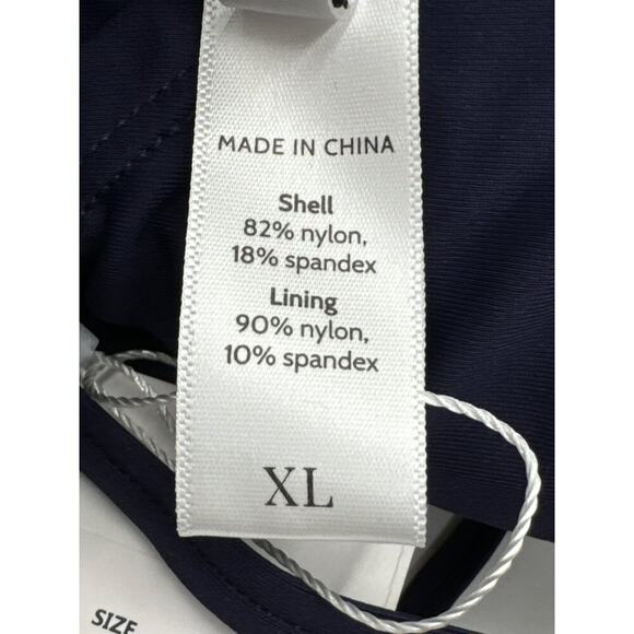 Andie Swim The Rio Bikini Top NWT Navy XL - Picture 6 of 7